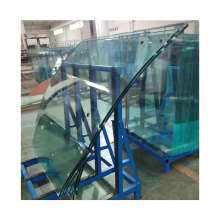 Manufacture custom radius curved tempered bent toughened glass for exterior partition wall